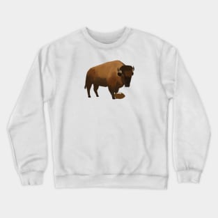 Football Bison Crewneck Sweatshirt